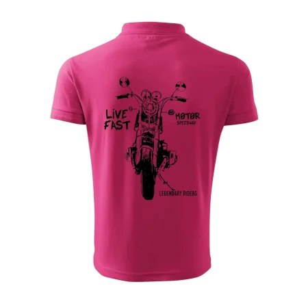 Motorka kresba live fast