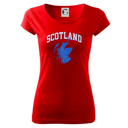 Scotland nápis s mapou