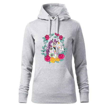Kôň farebný s kvetinami