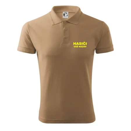 Hasiči - žltý nápis - váš názov zboru