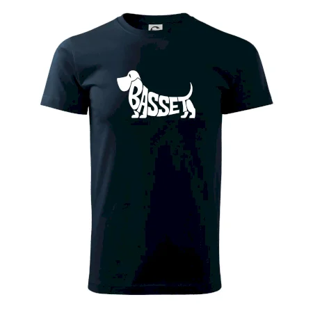 Basset nápis v tele