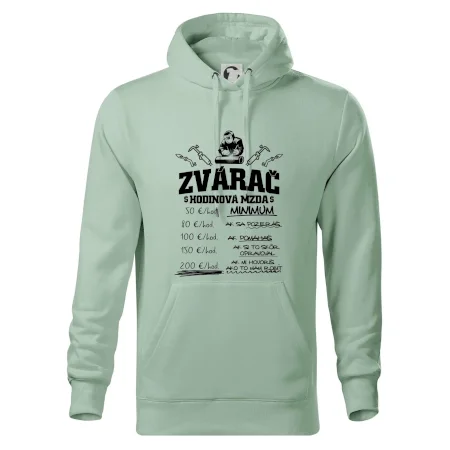 Hodinová mzda zvárač