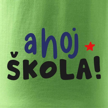 Ahoj škola farebné