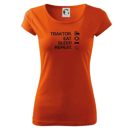 Traktor eat sleep repeat