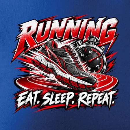 Bežecká topánka so stopkami eat sleep repeat