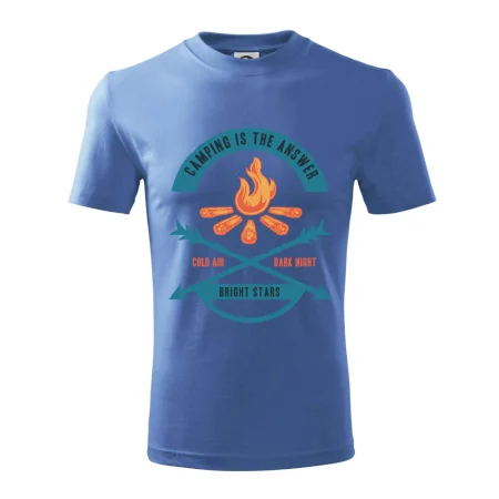 Camping oheň