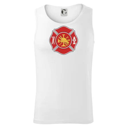 Fire department logo červené