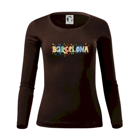 Barcelona Farebný nápis