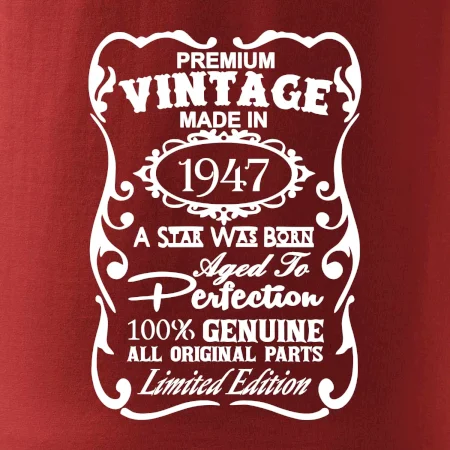 Vintage Etiketa - 1947