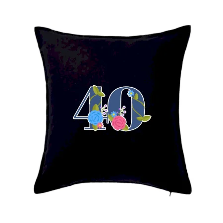 Kvetinové číslo kreslené - 40