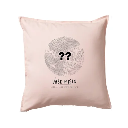 Vaše miesto - vrstevnice v kruhu