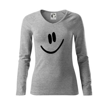 Emoji bez obrysu - usmev