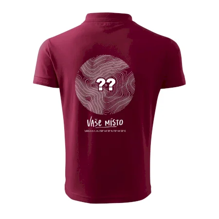 Vaše miesto - vrstevnice v kruhu