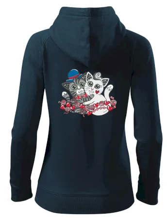 Mačky v objatí (Pecka design)