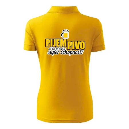 Pijem pivo - tvoja super schopnosť - rovný