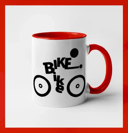 Bike nápis postava