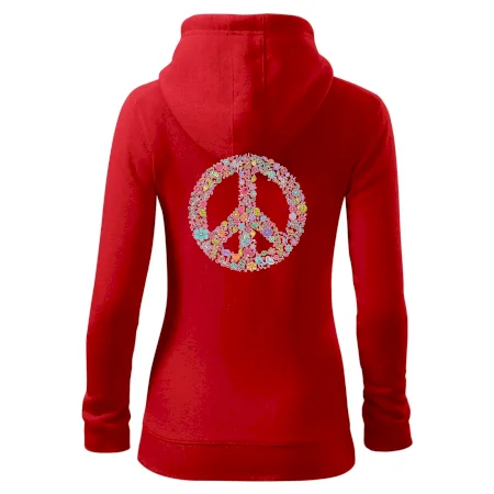 Peace symbol lístočky