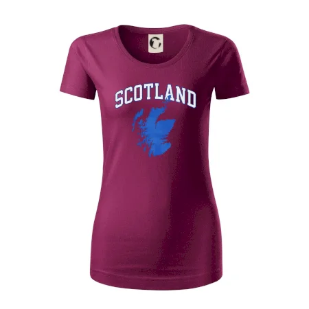 Scotland nápis s mapou