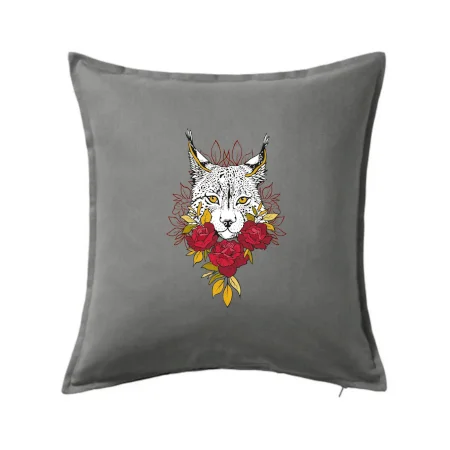 Rys s červenými ružami (Pecka design)