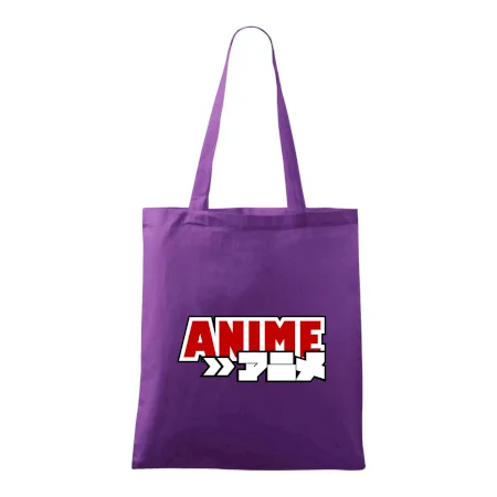 Anime nápis červený