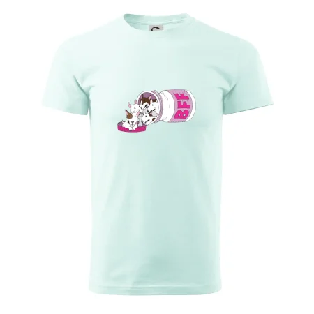 Bullterrier Friends Forever ružové (Pecka design)