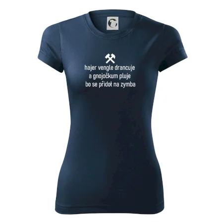 Hajer vengle drancuje a gnojočkum pluje bo se přidoł na zymba