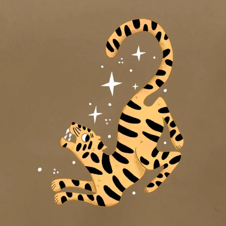 Tiger s hviezdami (studio-arte.cz)