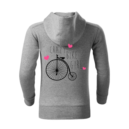 Crazy bike girl