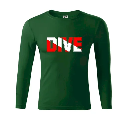 Dive nápis vlajka