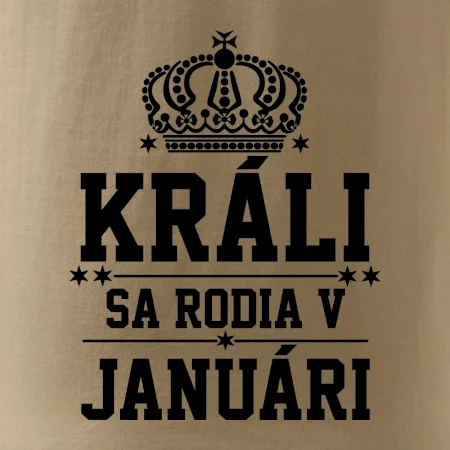 Králi sa rodia v januáry
