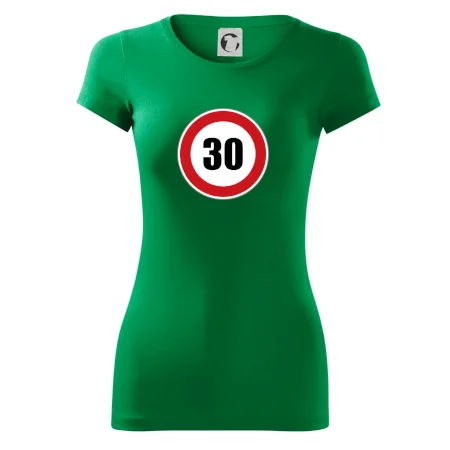Dopravná značka - obmedzenie rýchlosti 30