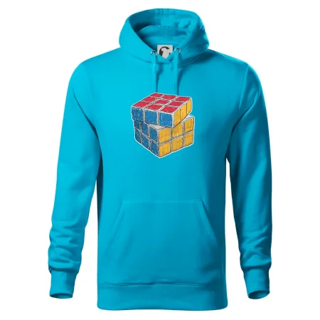 Rubikova kocka kreslená