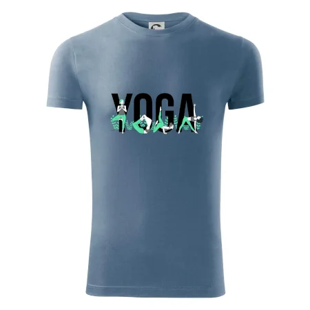 Yoga nápis farebný