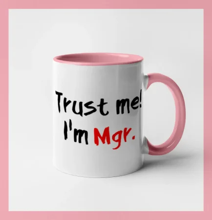 Trust me I´m  Mgr. / Ver mi som Magister.