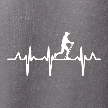 EKG nordic walking muž