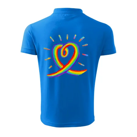 Srdce pride dúha kreslená