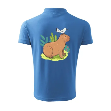 Kapybara a vtáčik