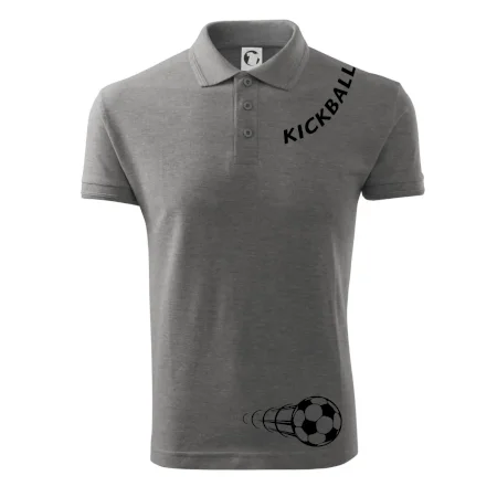 Kickball nápis šikmo