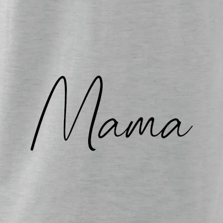 Nápis písací na prsiach - mama