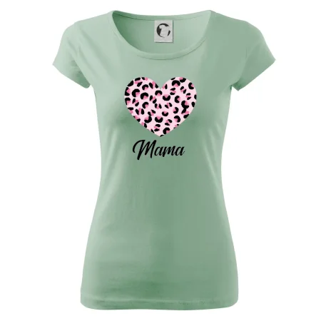 Srdce růžové - mama (Pecka Design)