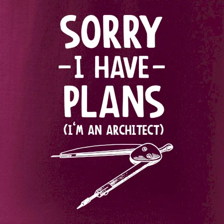 Sorry I have plans - architect