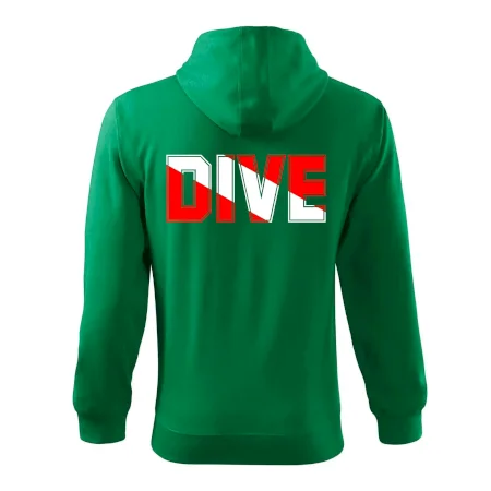 Dive nápis vlajka