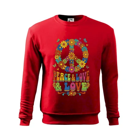 Peace and love - na výšku s květy