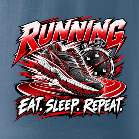 Bežecká topánka so stopkami eat sleep repeat