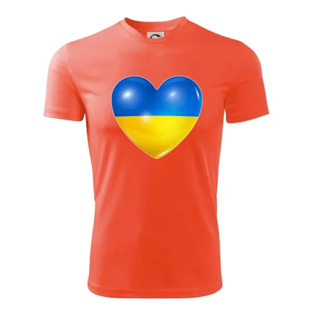 Ukrajina srdce vlajka