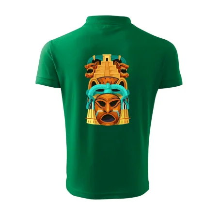 Mayová maska s pyramídou