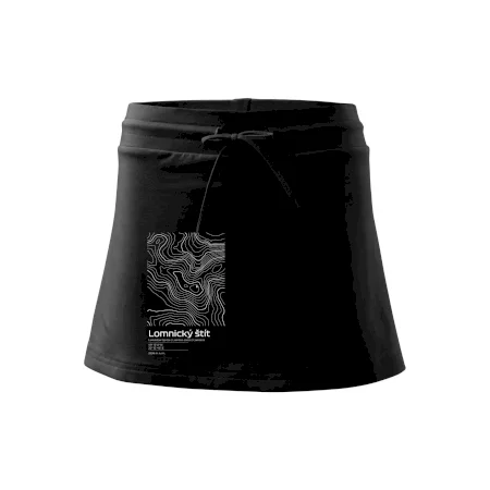 Lomnický štít - vrstevnice v obdĺžniku