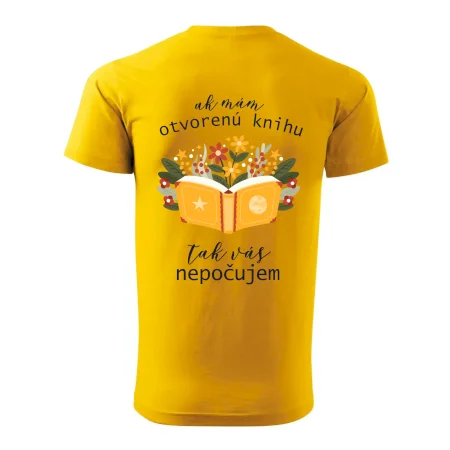Ak mám otvorenú knihu, tak vás nepočujem