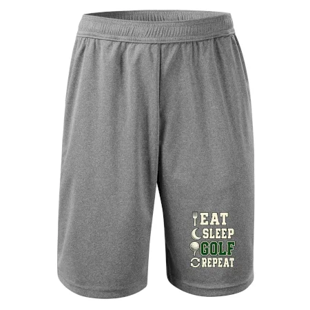 Eat sleep golf repeat typografie