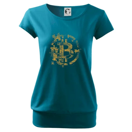 Logo bitcoin puzzle